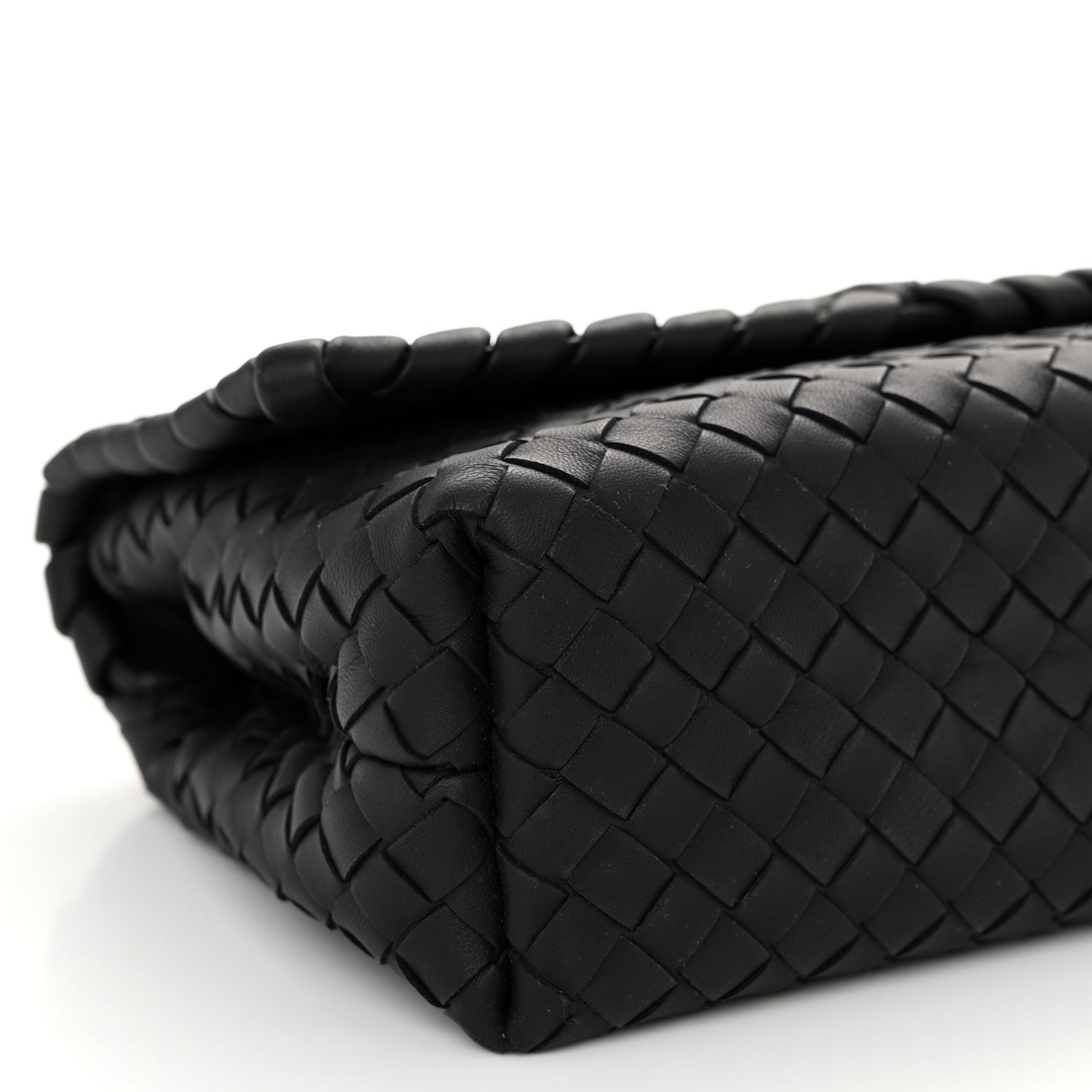 Bottega Veneta Nappa Intrecciato Baby Olimpia Shoulder Bag Black 10 of 11