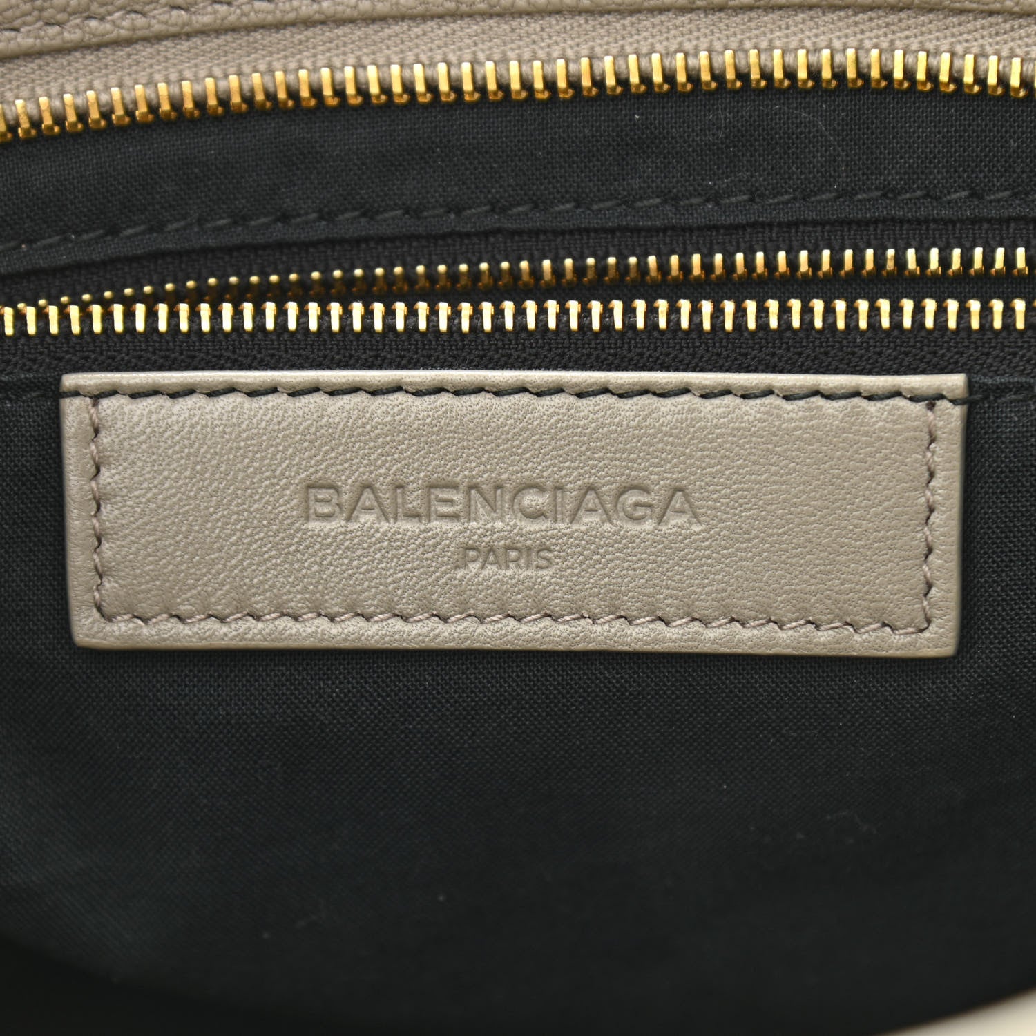 Balenciaga Chevre Gold Metallic Edge Hardware City Gris Taupe 7 of 10