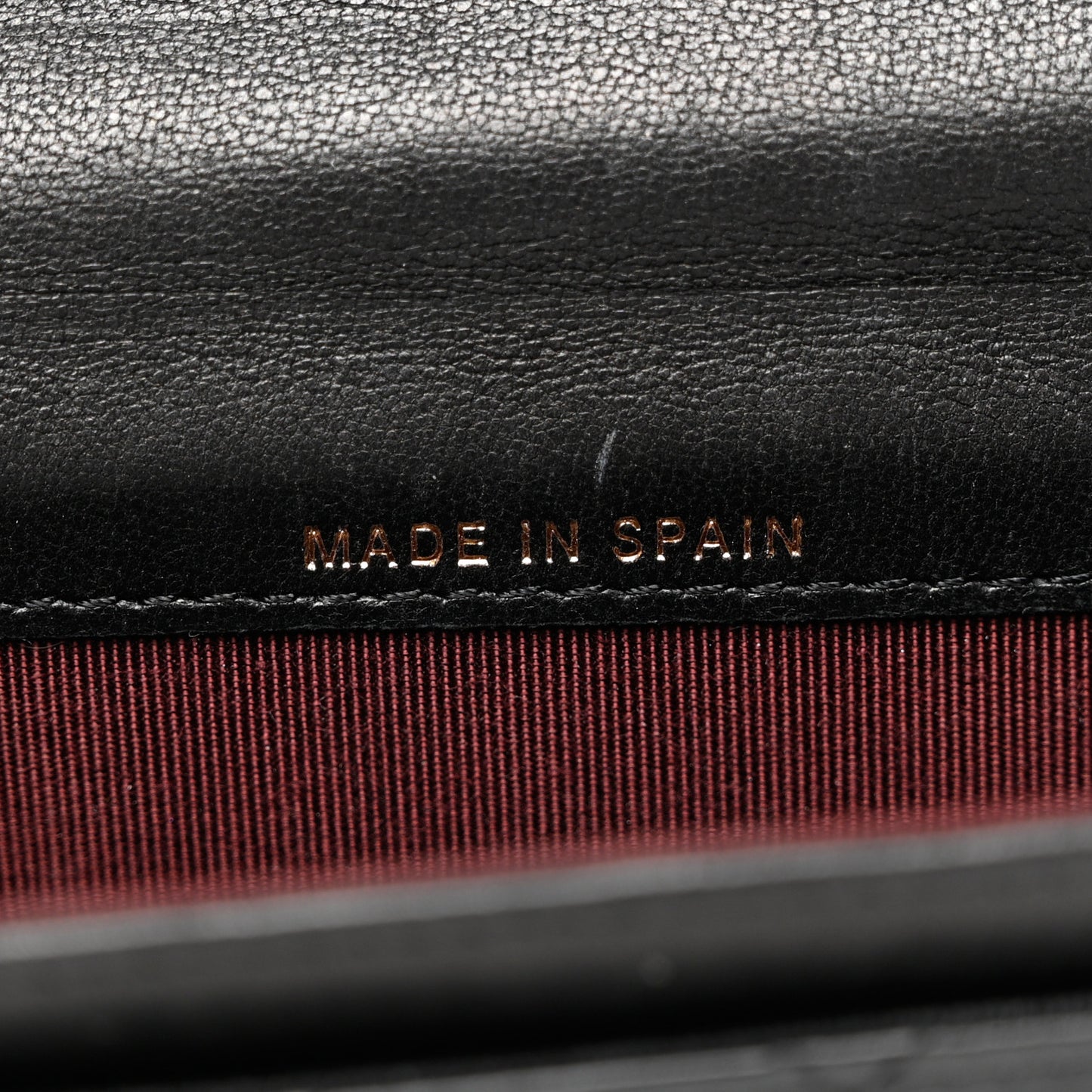 Aged Calfskin Quilted Reissue Flap Card Holder Black