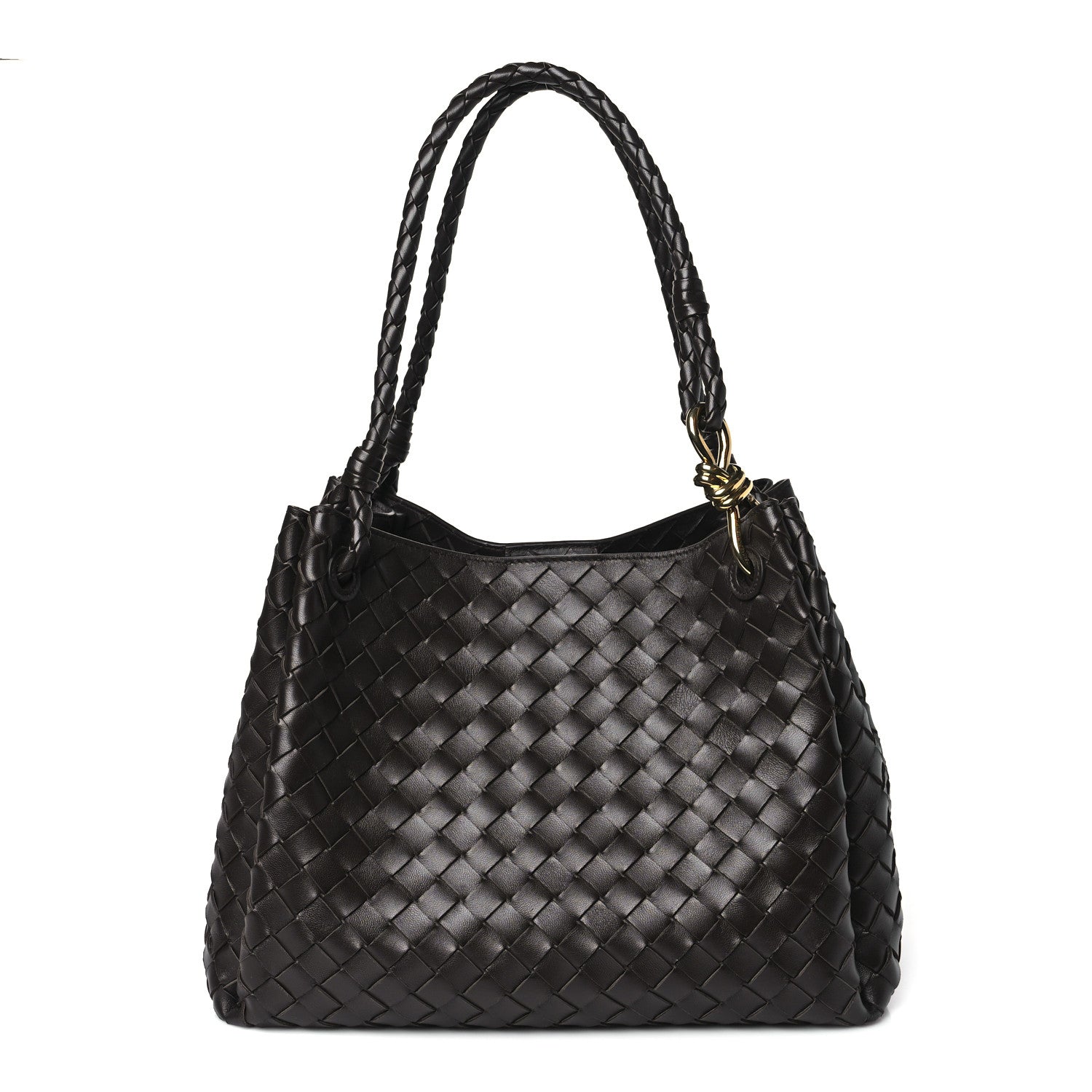 Bottega Veneta Nappa Intrecciato Large Andiamo Parachute Shoulder Bag Fondant 1 of 9
