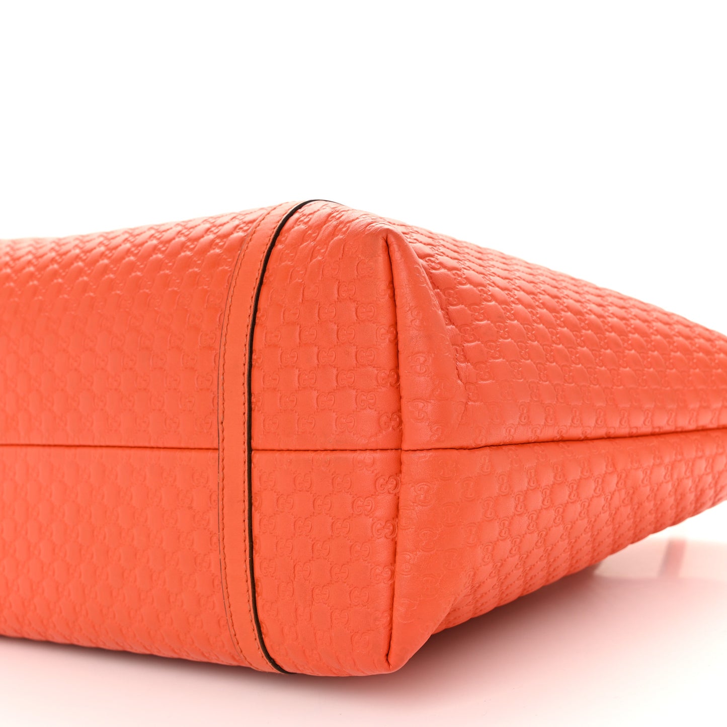 Microguccissima Medium Joy Tote Sun Orange