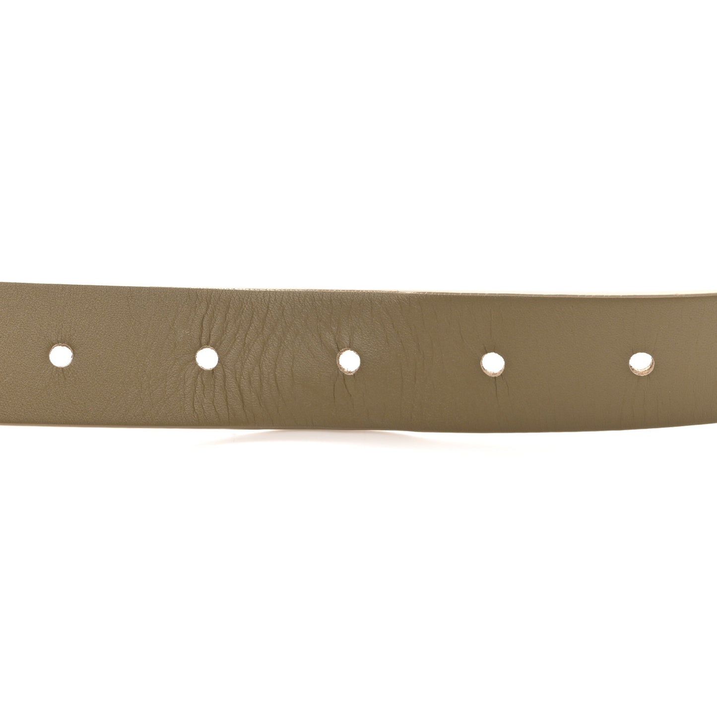 Calfskin Triangle Belt  90 36 Travertine