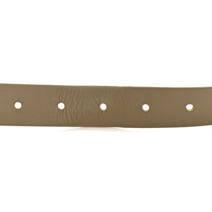 Bottega Veneta Calfskin Triangle Belt  90 36 Travertine 3 of 7