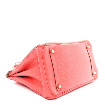 Hermes Togo BIRKIN 30 Rose Jaipur 4 of 11