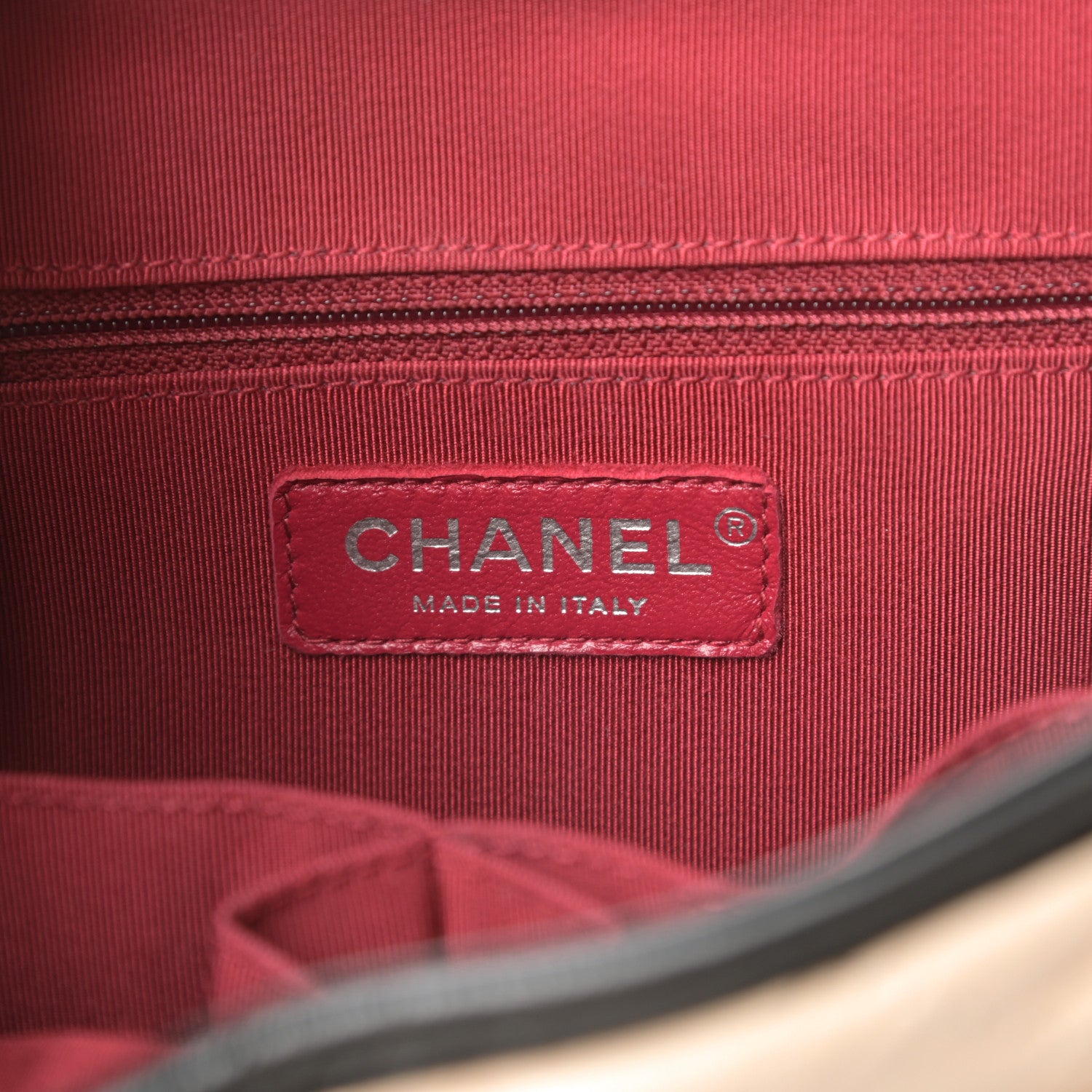 Chanel Aged Calfskin Quilted Medium Gabrielle Hobo Beige Black 6 of 14