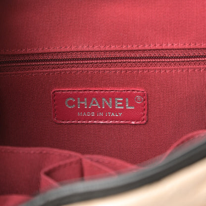 Chanel Aged Calfskin Quilted Medium Gabrielle Hobo Beige Black 6 of 14