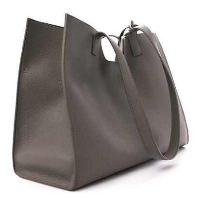 Celine Grained Calfskin Cabas 16 Bag Smokey Taupe 3 of 9