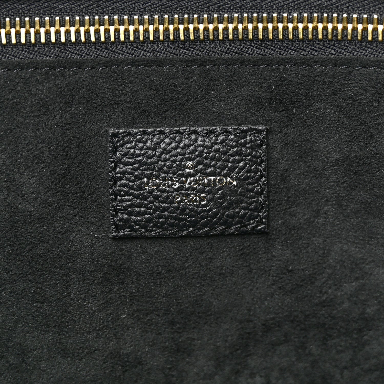 Louis Vuitton Empreinte Monogram Giant Neverfull MM Black Beige 6 of 9