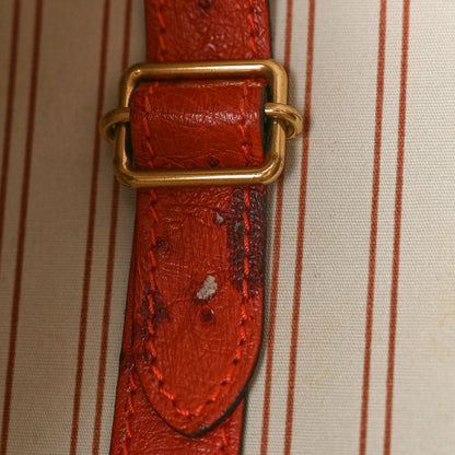 Louis Vuitton Toile Ostrich Trianon Sac de Nuit GM Olive Rouille 11 of 12