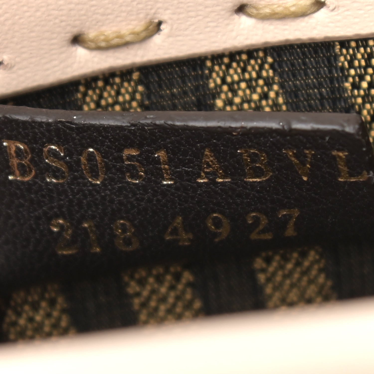 Fendi Vitello King Plexiglass Logo Embossed Mini Fendi Sunshine Shopper Tote Poudre 7 of 9