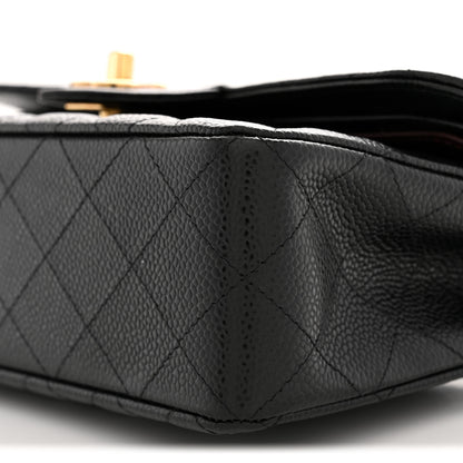 Chanel Caviar Quilted Small Double Flap Black 10 of 11