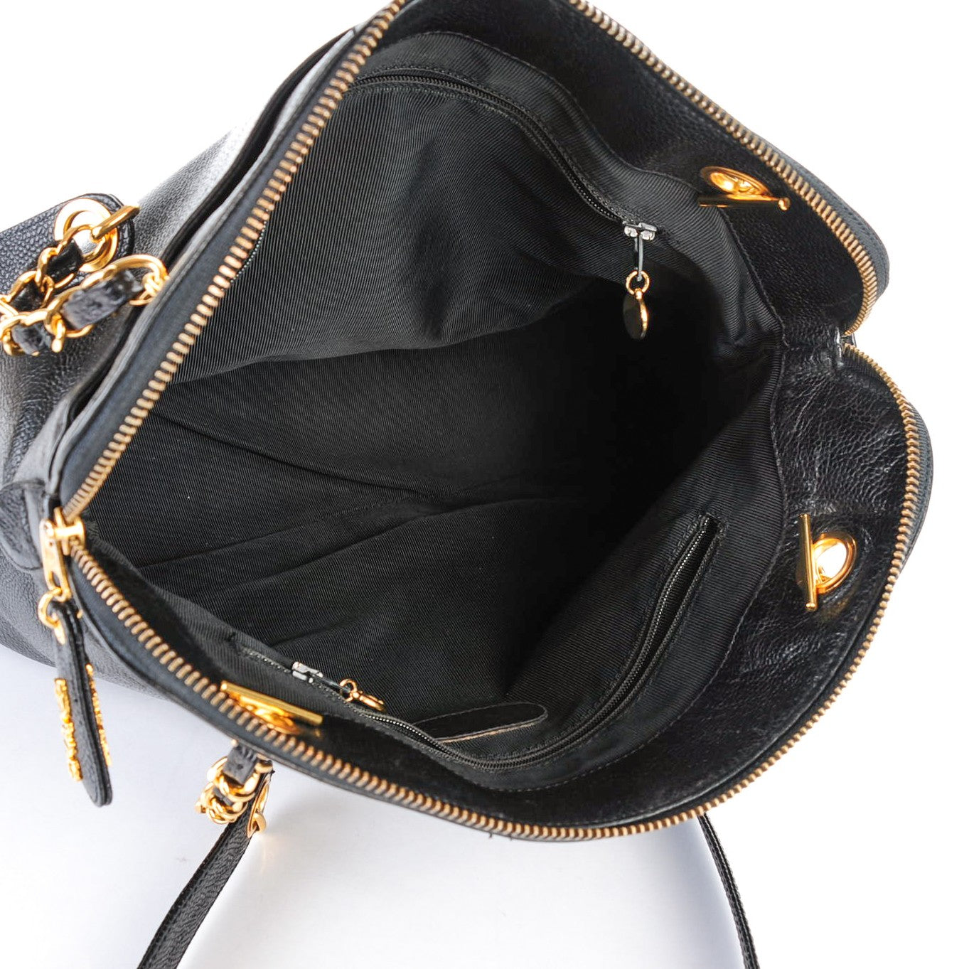 Chanel Caviar Shoulder Bag Black 5 of 9