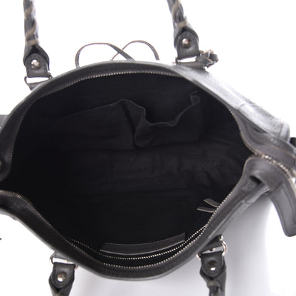 Balenciaga Chevre Silver Metallic Edge Hardware S City Gris Acier 7 of 10