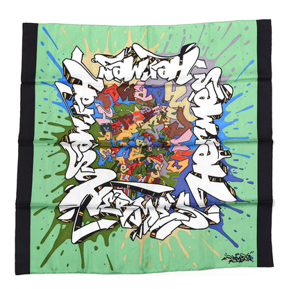 Hermes Silk Graff Graffiti Scarf 90 1 of 5