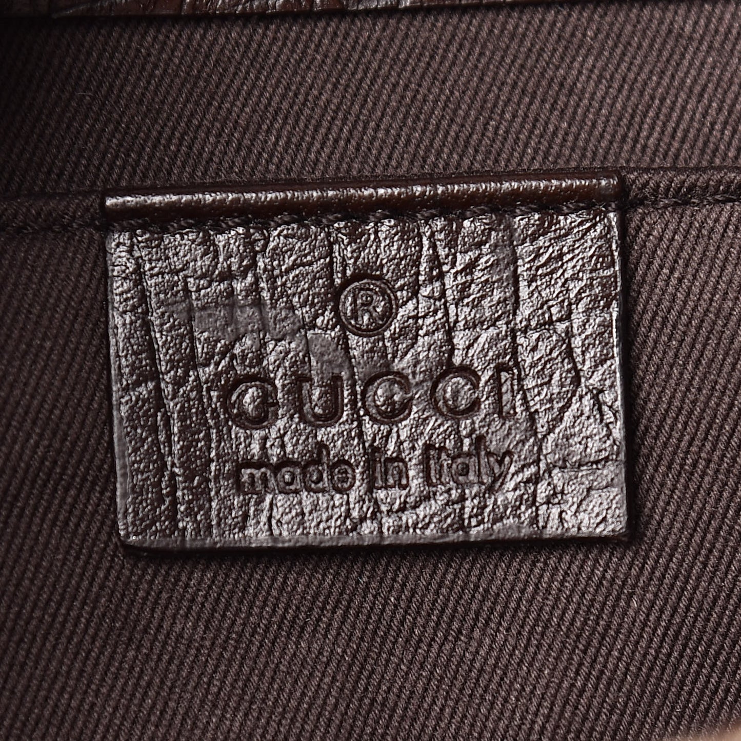 Monogram Horsebit Clutch Dark Brown
