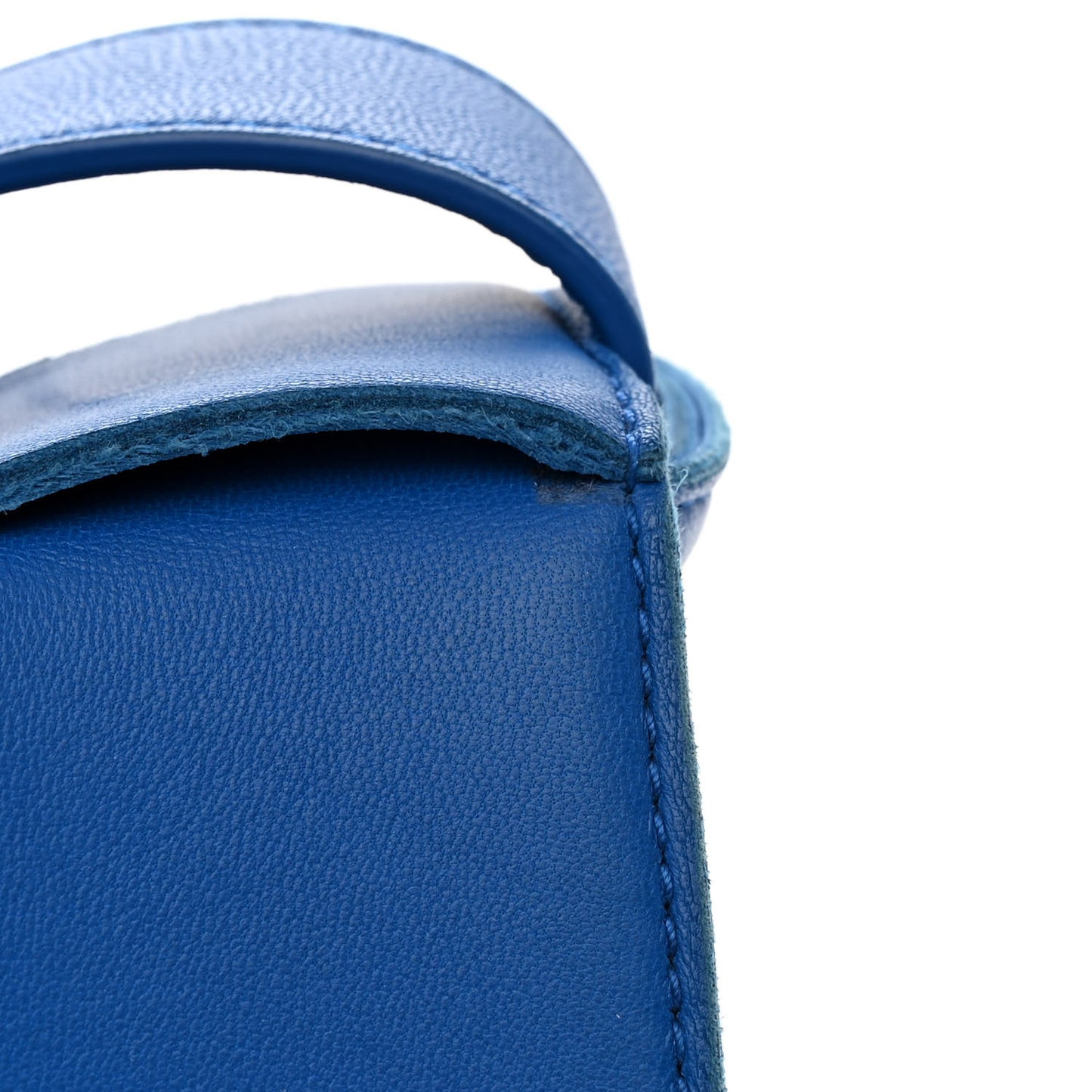 Lambskin Maxi Intrecciato Cassette Crossbody Bag Cobalt
