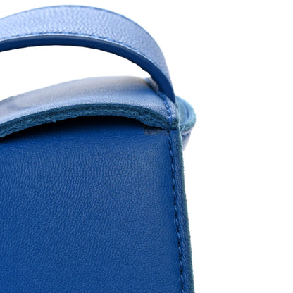 Bottega Veneta Lambskin Maxi Intrecciato Cassette Crossbody Bag Cobalt 11 of 14