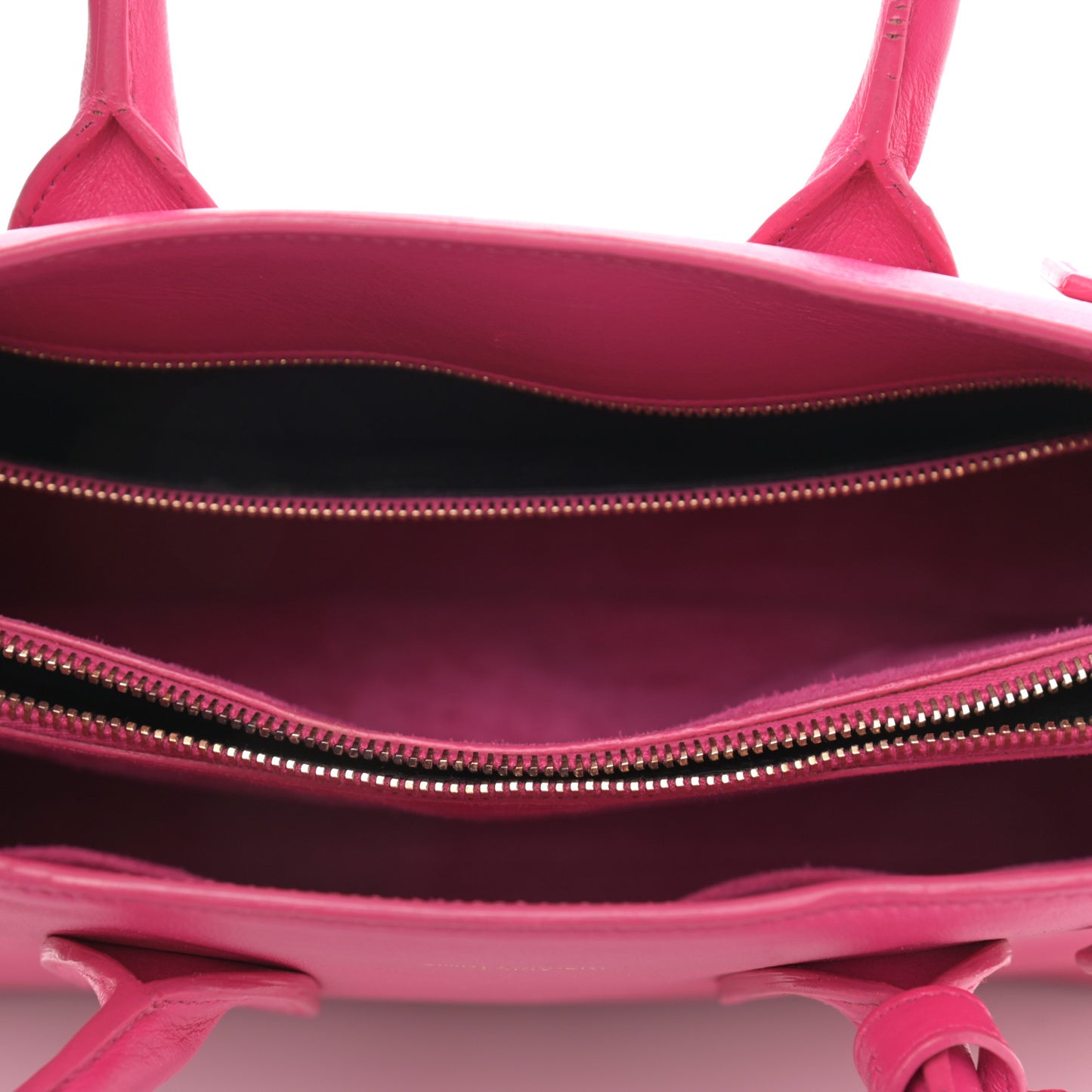 Calfskin Small Sac De Jour Lipstick Fuchsia