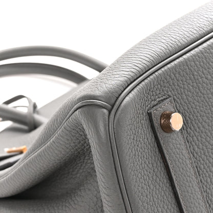 Hermes Togo Birkin 35 Etain 9 of 13