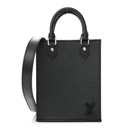 Louis Vuitton Epi Petit Sac Plat Black 1 of 9