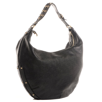 Gucci Guccissima Biba Hobo Black 3 of 7