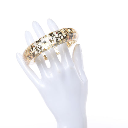 Louis Vuitton Resin Swarovski Small Inclusion GM Bracelet Transparent 2 of 4