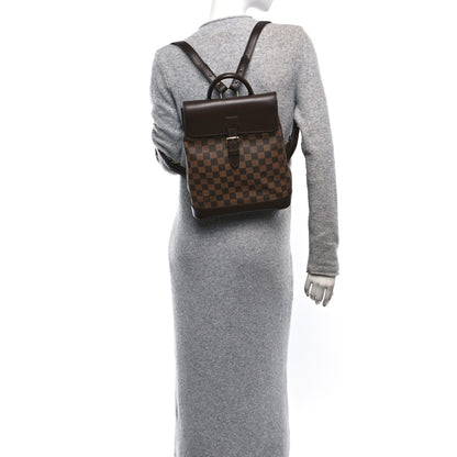 Louis Vuitton Damier Ebene Soho Backpack 2 of 13