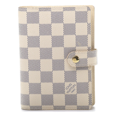 Louis Vuitton Damier Azur Small Ring Agenda Cover 1 of 7