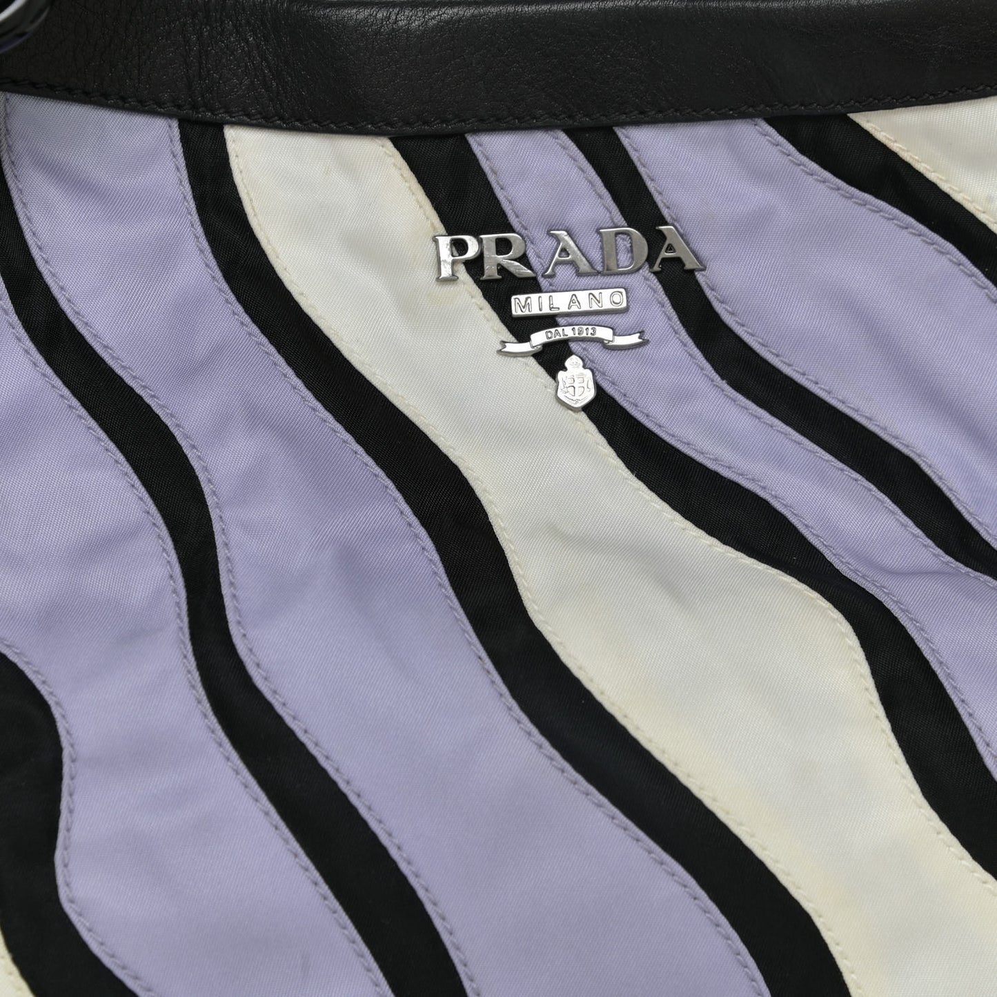 Tessuto Nylon Waves Chain Tote Multicolor