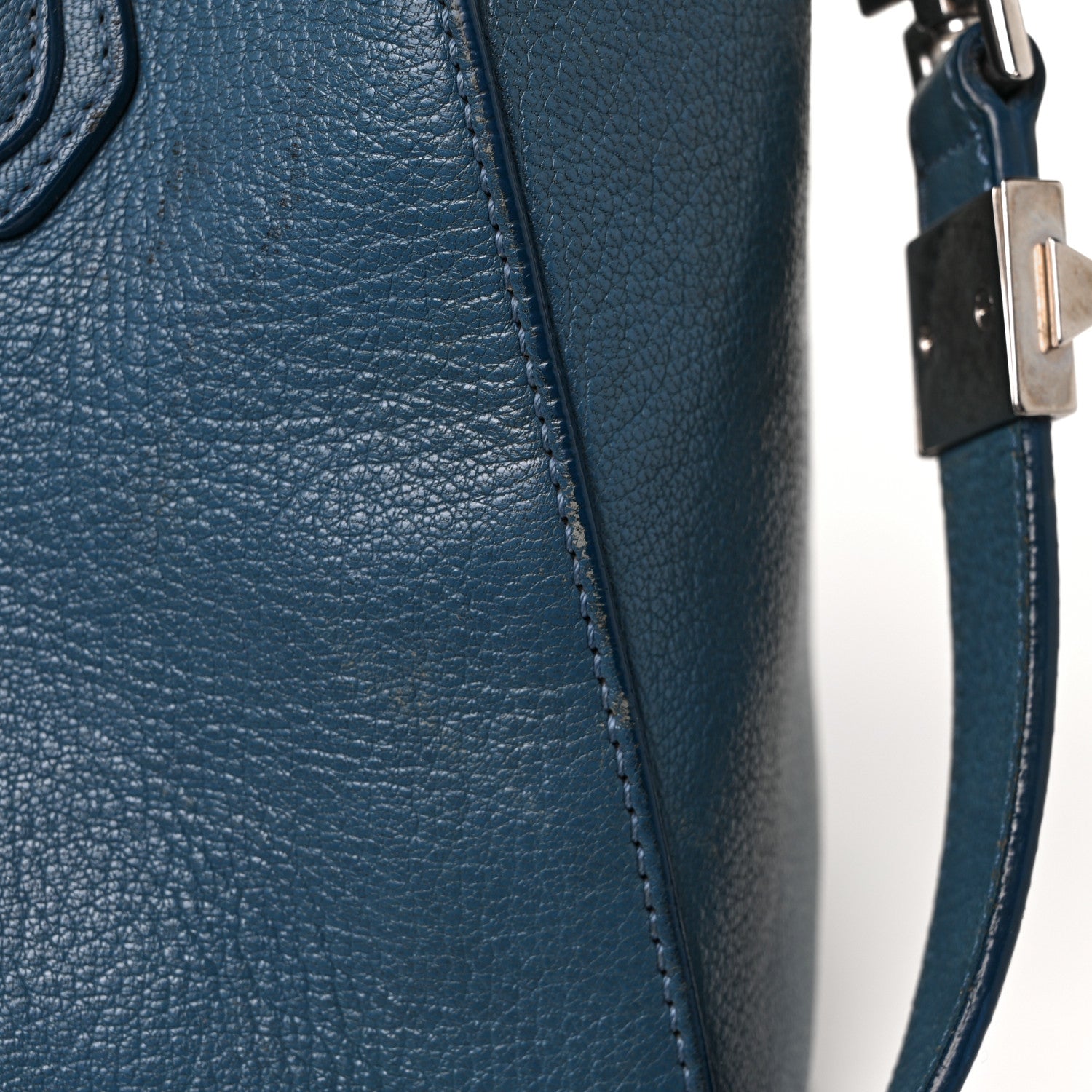 Givenchy Sugar Goatskin Small Antigona Ocean Blue 10 of 11