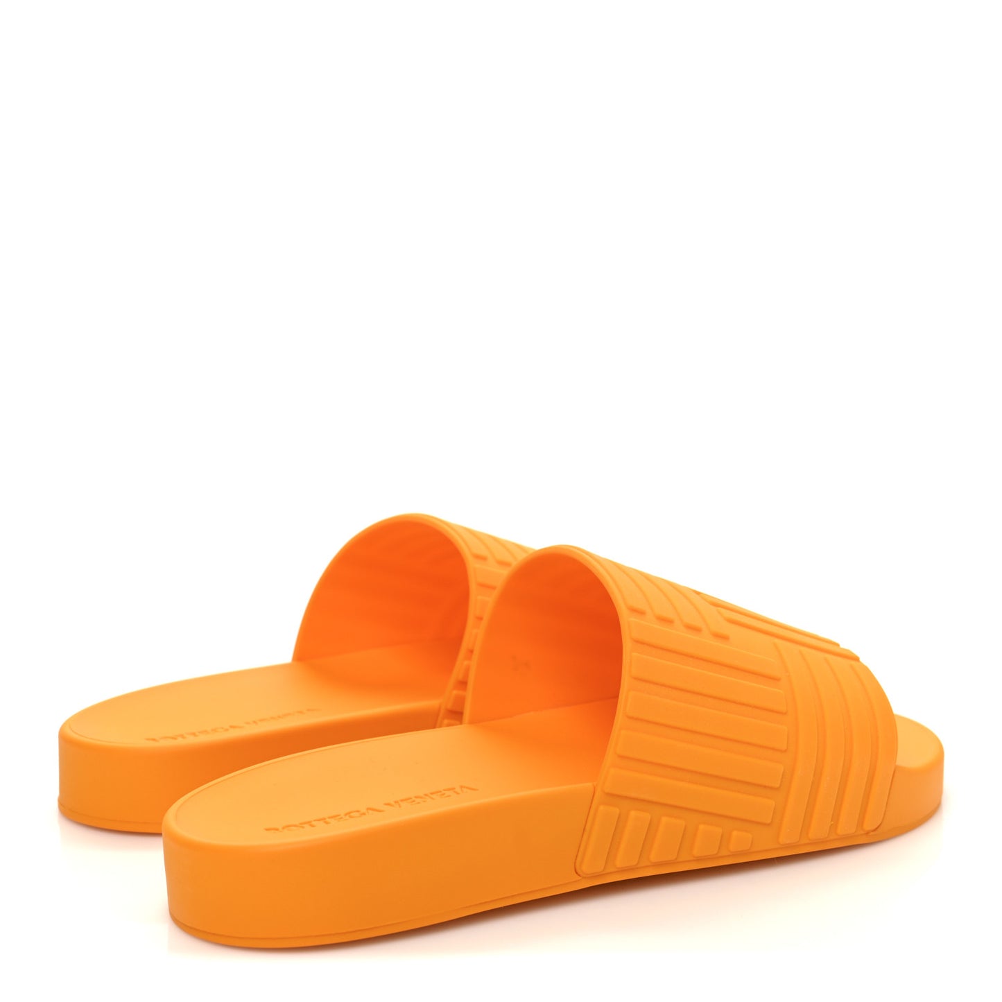 Rubber Carpet Slider Sandals 40 Tangerine