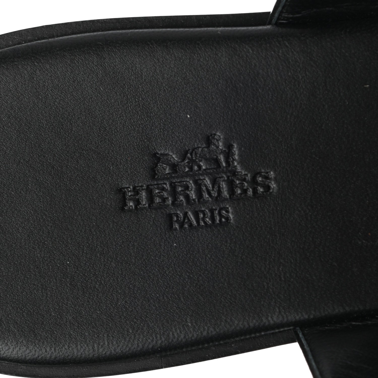 Hermes Nappa Caia Sandals 41 Black 7 of 10