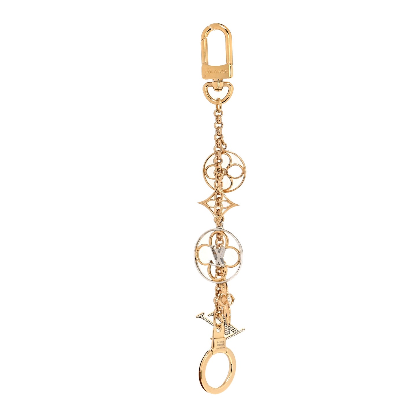 Metal Flower Finesse Chain Bag Charm