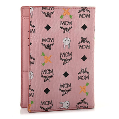 MCM Visetos Bunny Passport Holder Soft Pink 3 of 7
