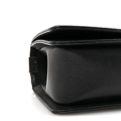Chanel Caviar Quilted Medium Boy Flap Black 9 of 9