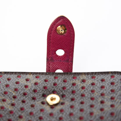 Louis Vuitton Monogram Perforated Compact Zipped Wallet Fuchsia 8 of 8
