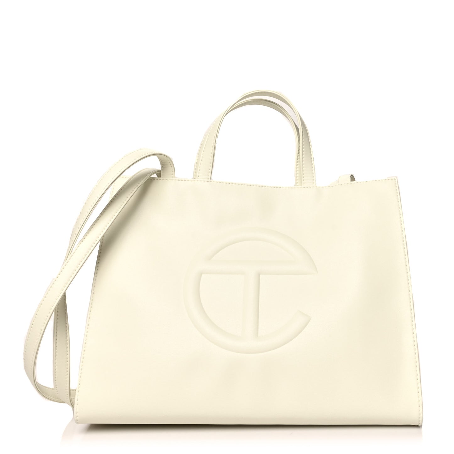 Vegan Leather Medium Shopping Bag Glue