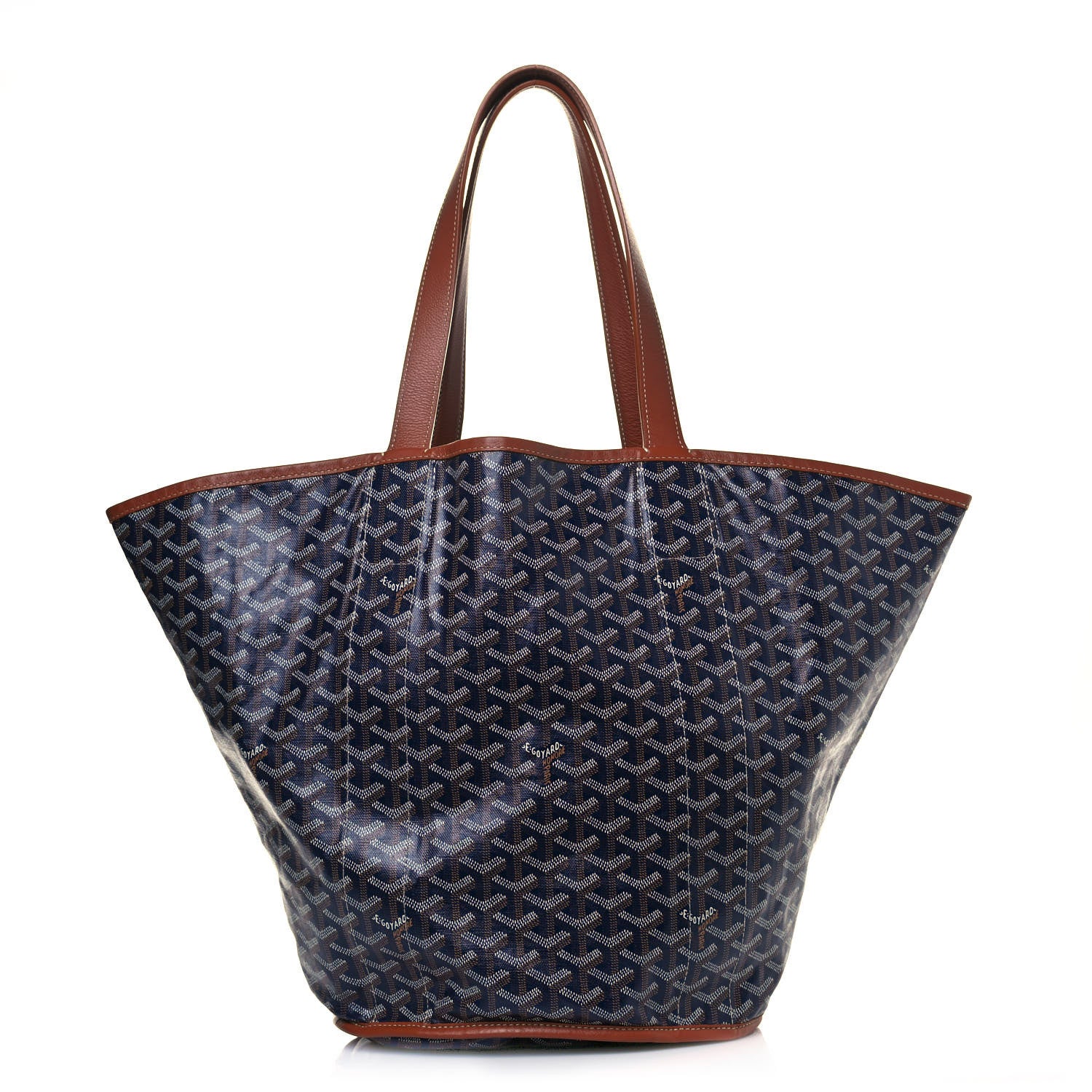 Goyard Goyardine Reversible Belharra Navy Gold 1 of 15