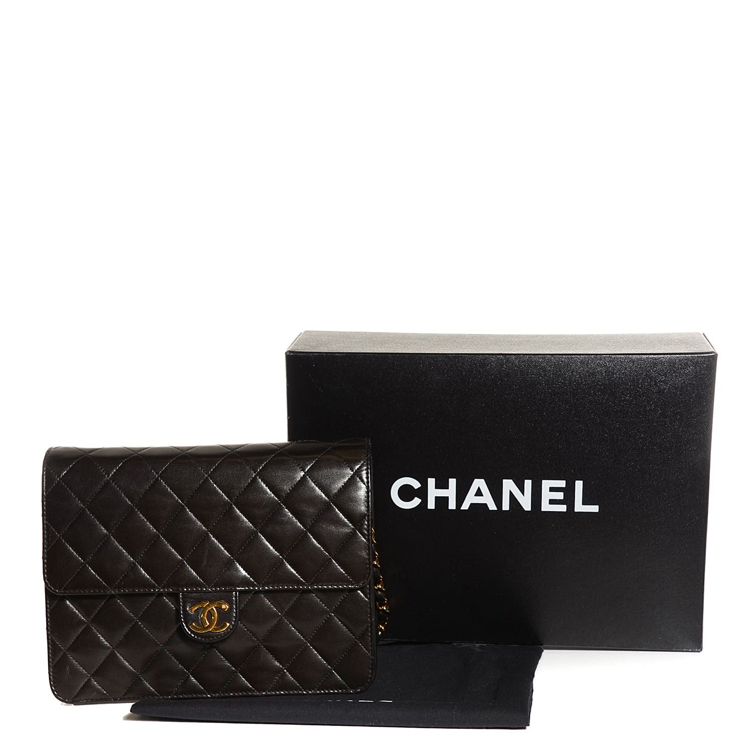 Chanel Lambskin Quilted Small Single Flap Black 5 of 9
