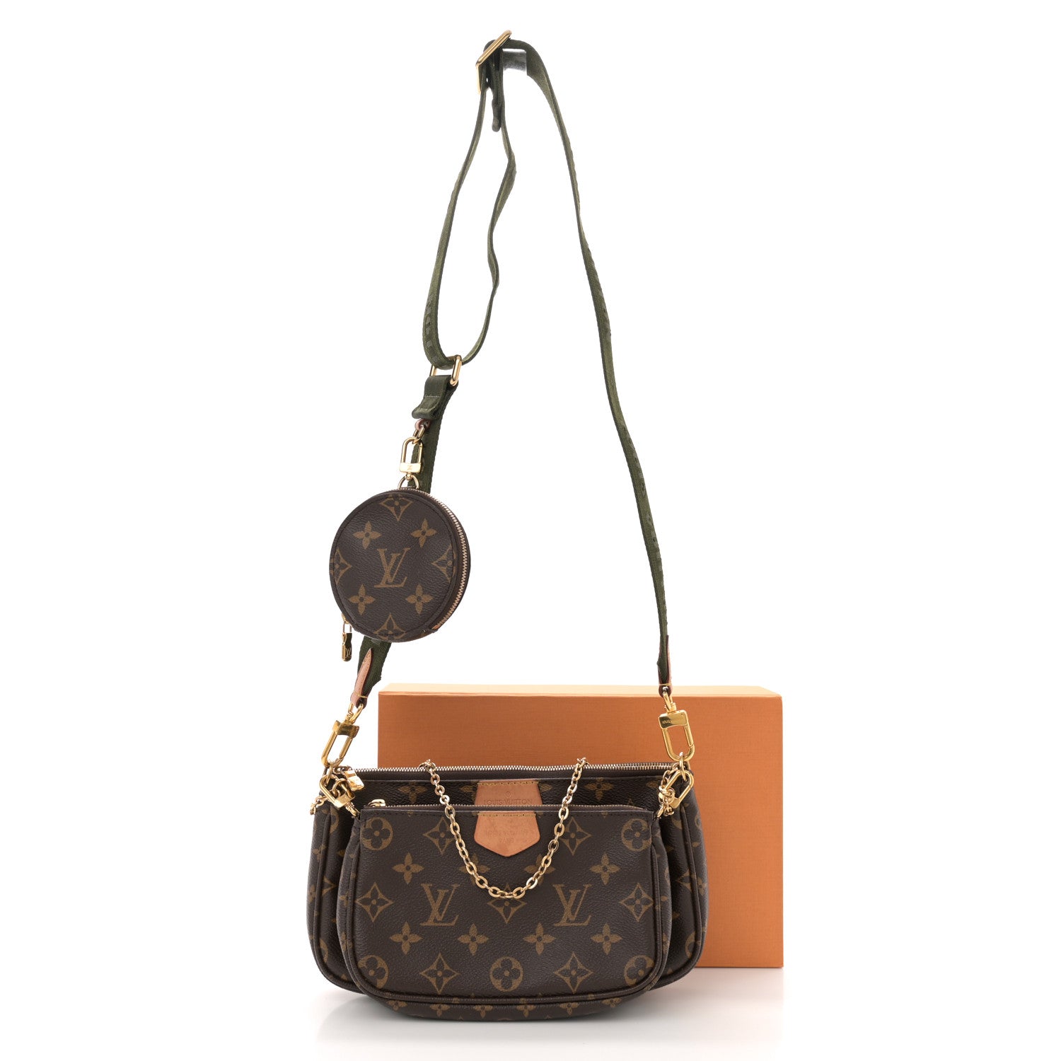 Louis Vuitton Monogram Multi Pochette Accessories Kaki 11 of 11