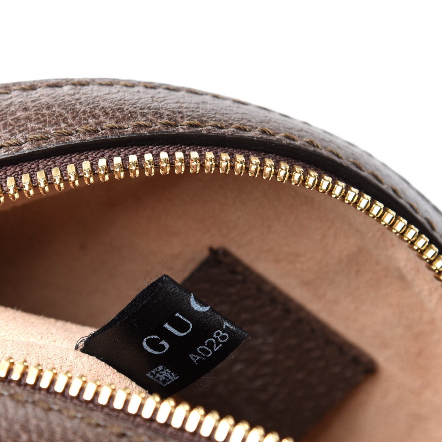 GG Supreme Monogram Web Mini Ophidia Round Shoulder Bag Brown