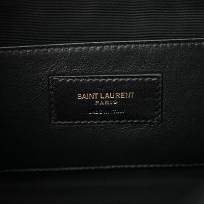 Saint Laurent Lambskin Carre Quilted Cassandre Mini Camera Bag Black 6 of 11