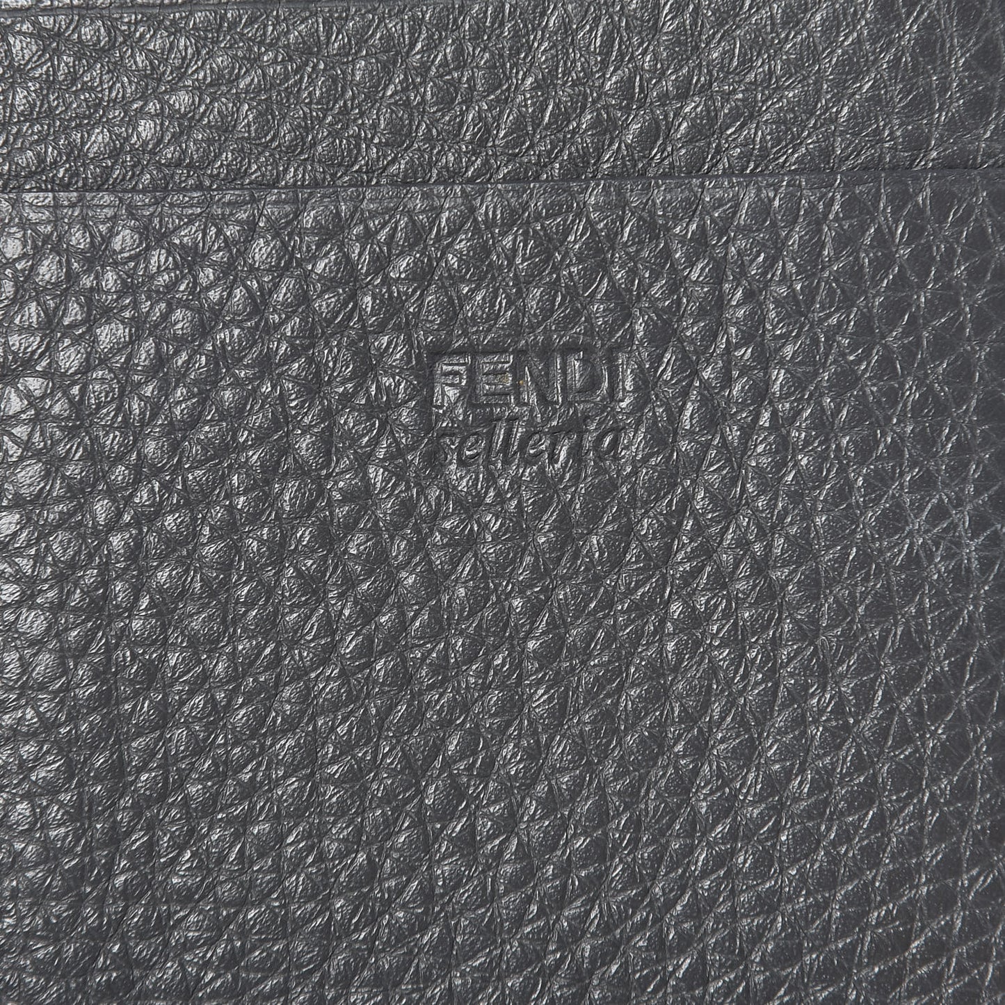 Cuoio Romano Selleria Mini Peekaboo Clutch Wallet Asfalto