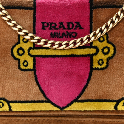 Prada Velvet Cahier Belt Bag Cammello 7 of 15