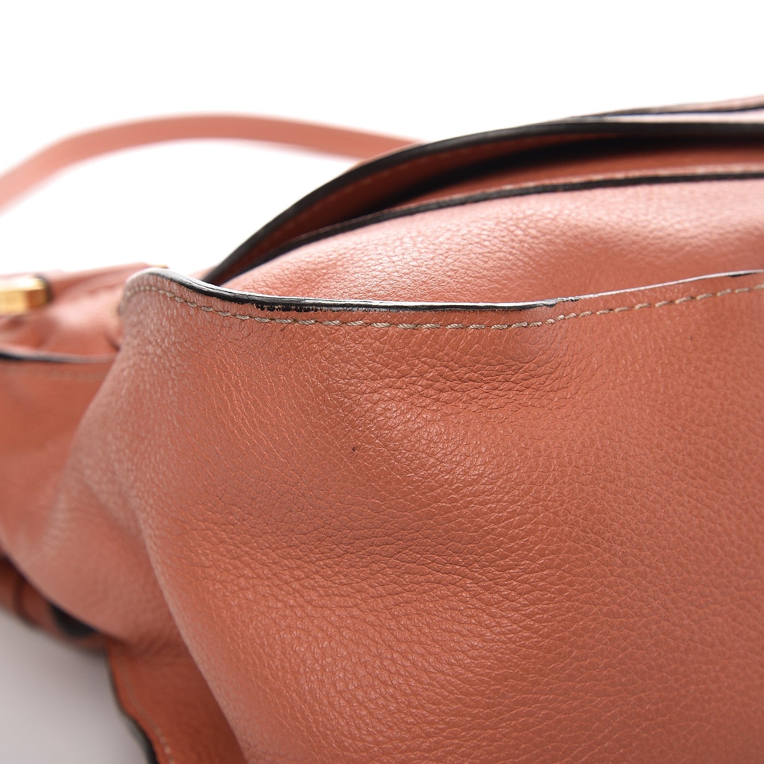 Chloe Calfskin Medium Marcie Satchel Coral 11 of 13