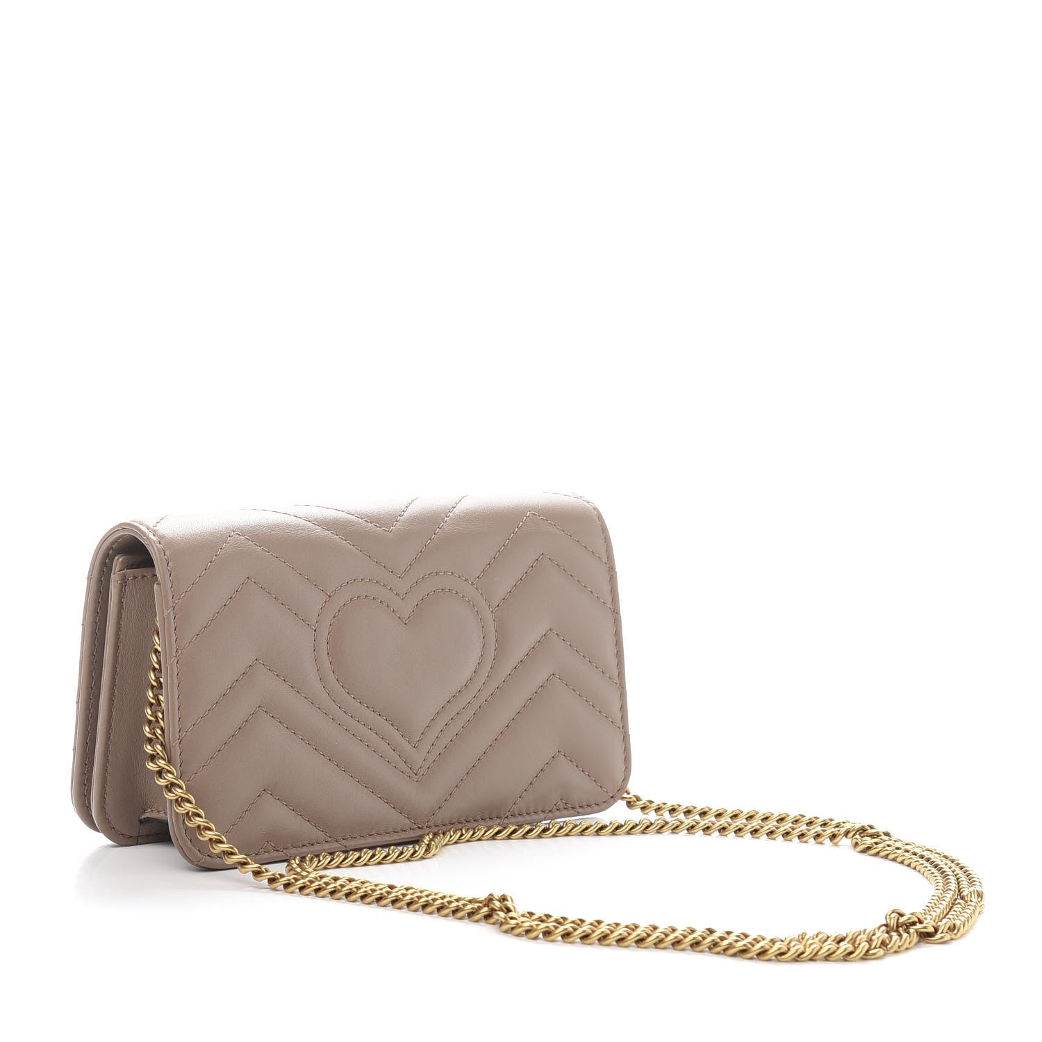 Gucci Calfskin Matelasse GG Marmont Mini Bag Porcelain Rose 3 of 11