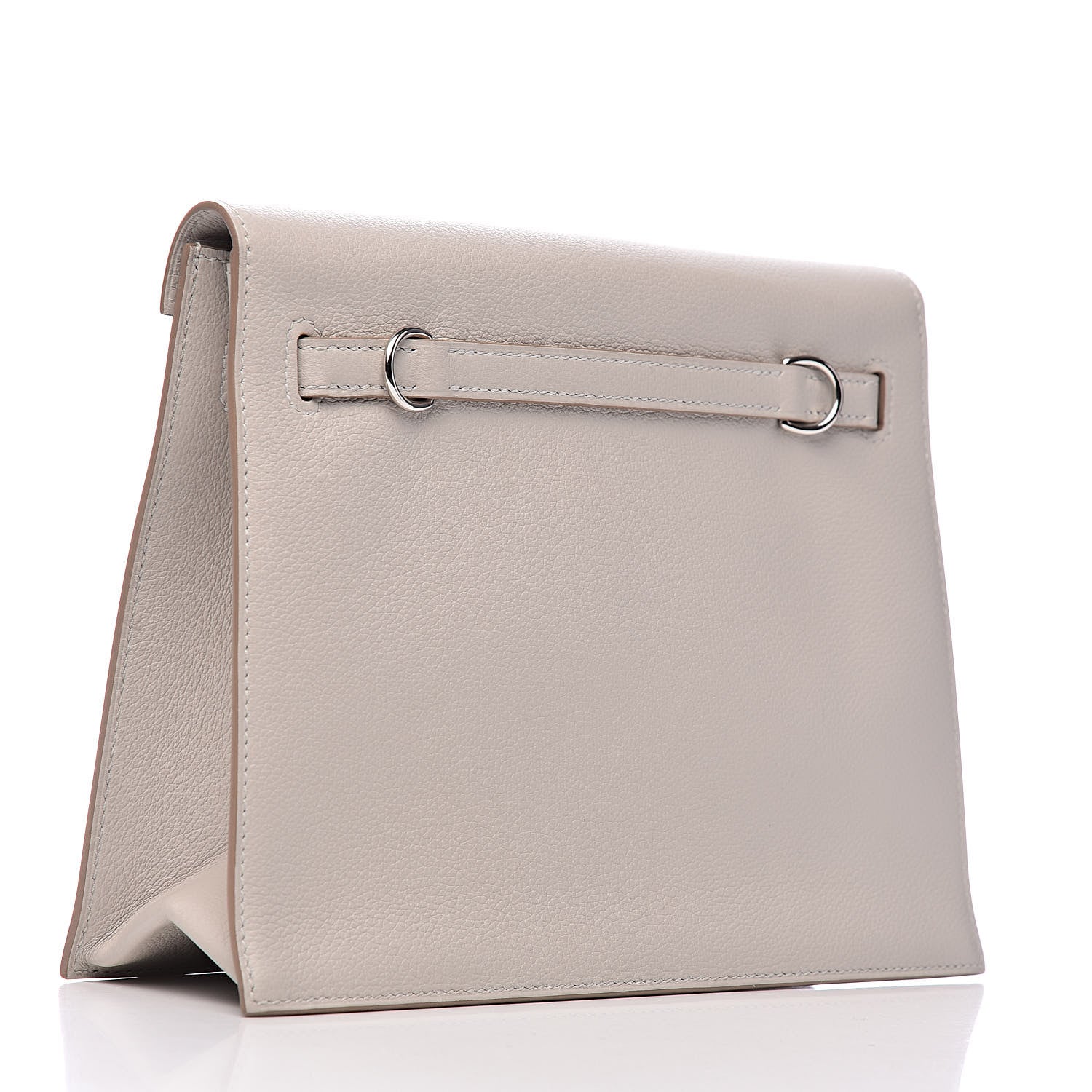 Hermes Evercolor Kelly Danse Belt Bag Gris Perle 3 of 8