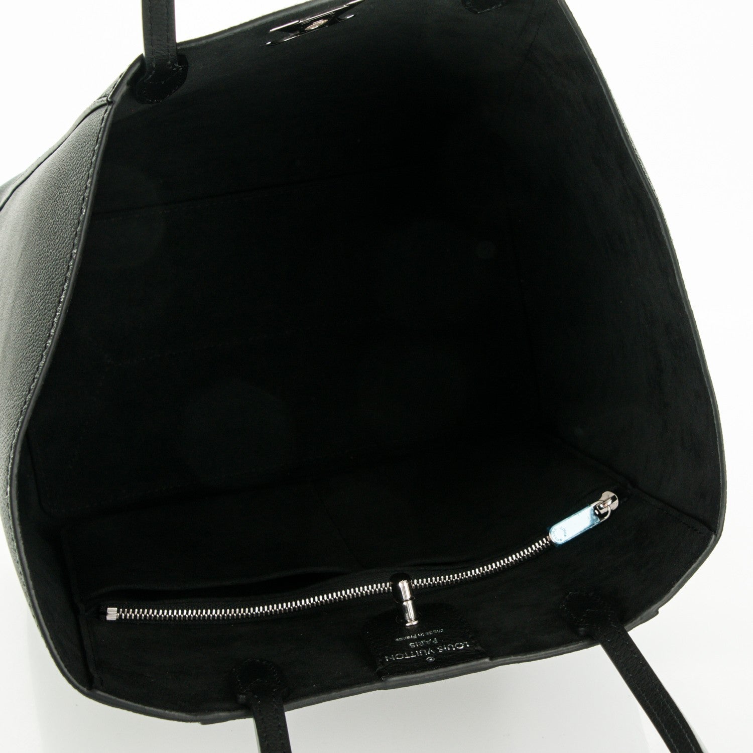 Louis Vuitton Calfskin Lockme Cabas Black 5 of 6