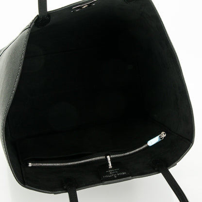 Louis Vuitton Calfskin Lockme Cabas Black 5 of 6