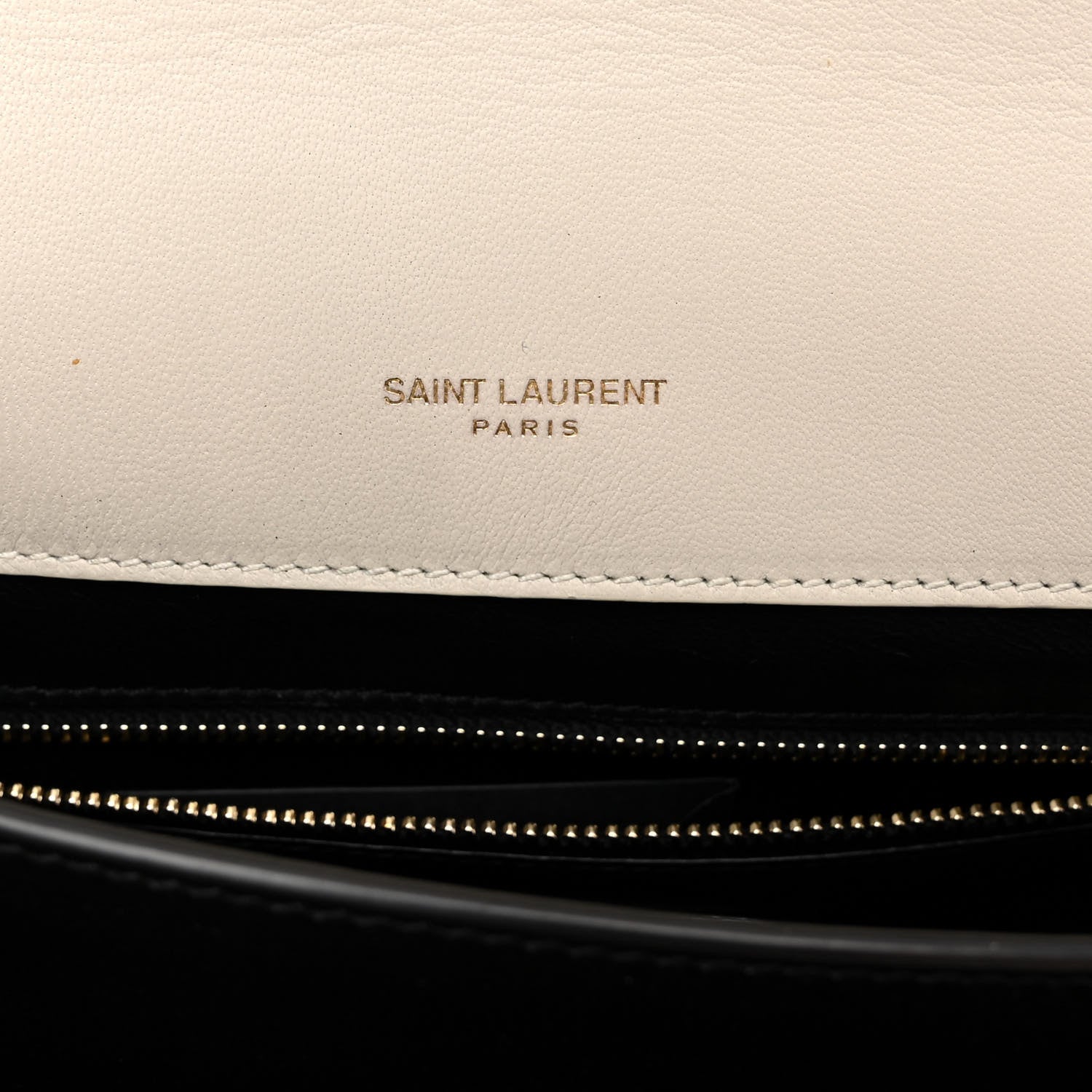 Saint Laurent Lambskin Quilted Mini Gaby Satchel Blanc Vintage 6 of 12